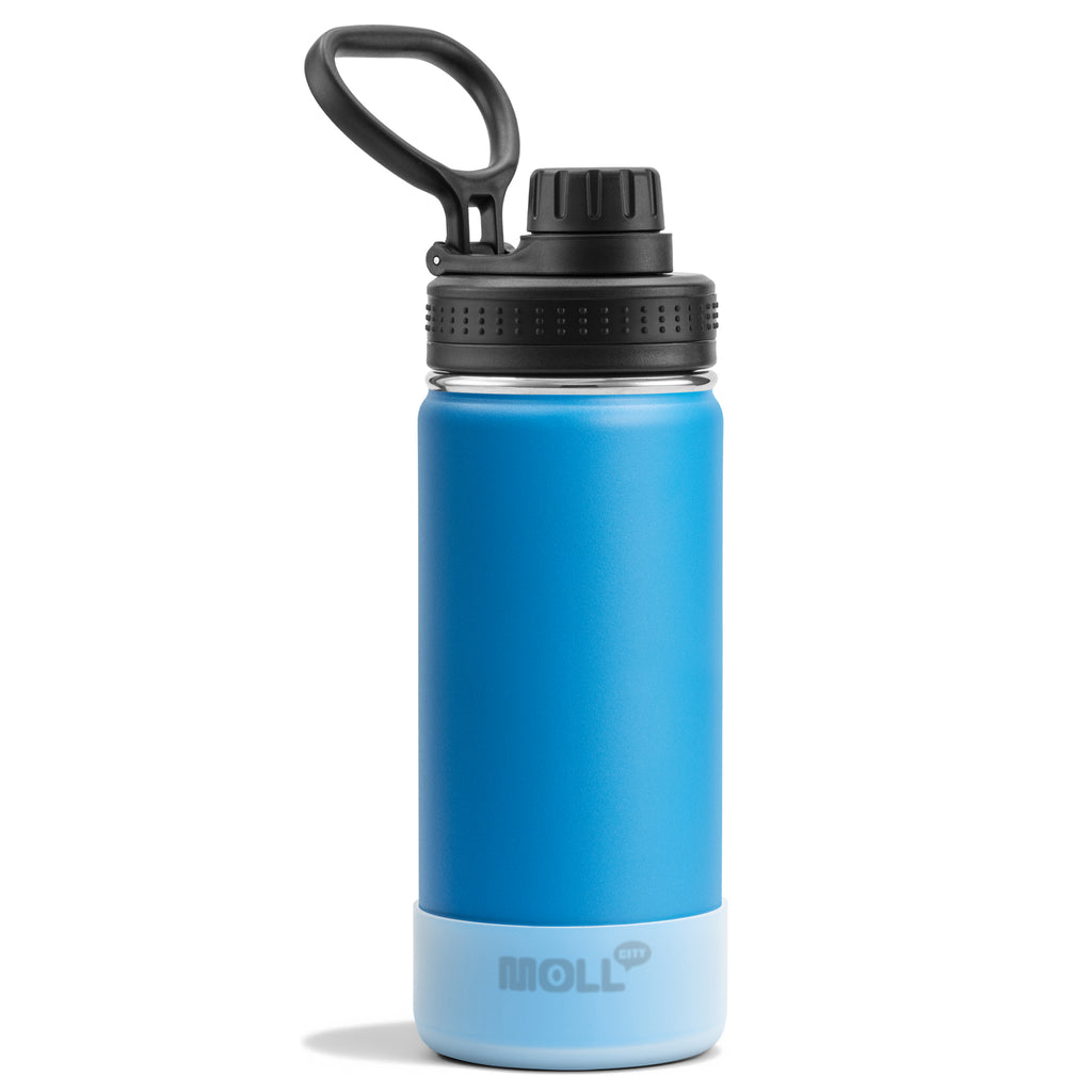 Water Bottle with Spout Lid-16 oz