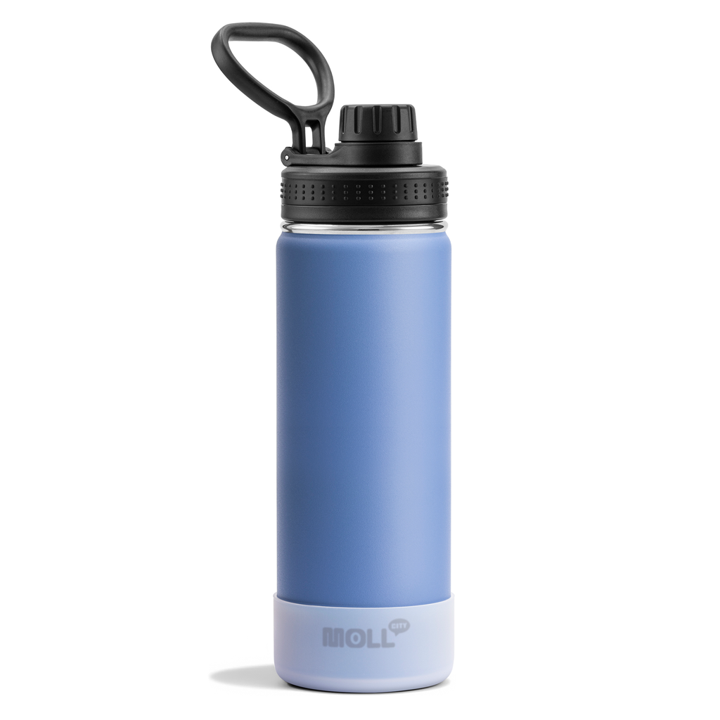 Water Bottle with Spout Lid-22oz