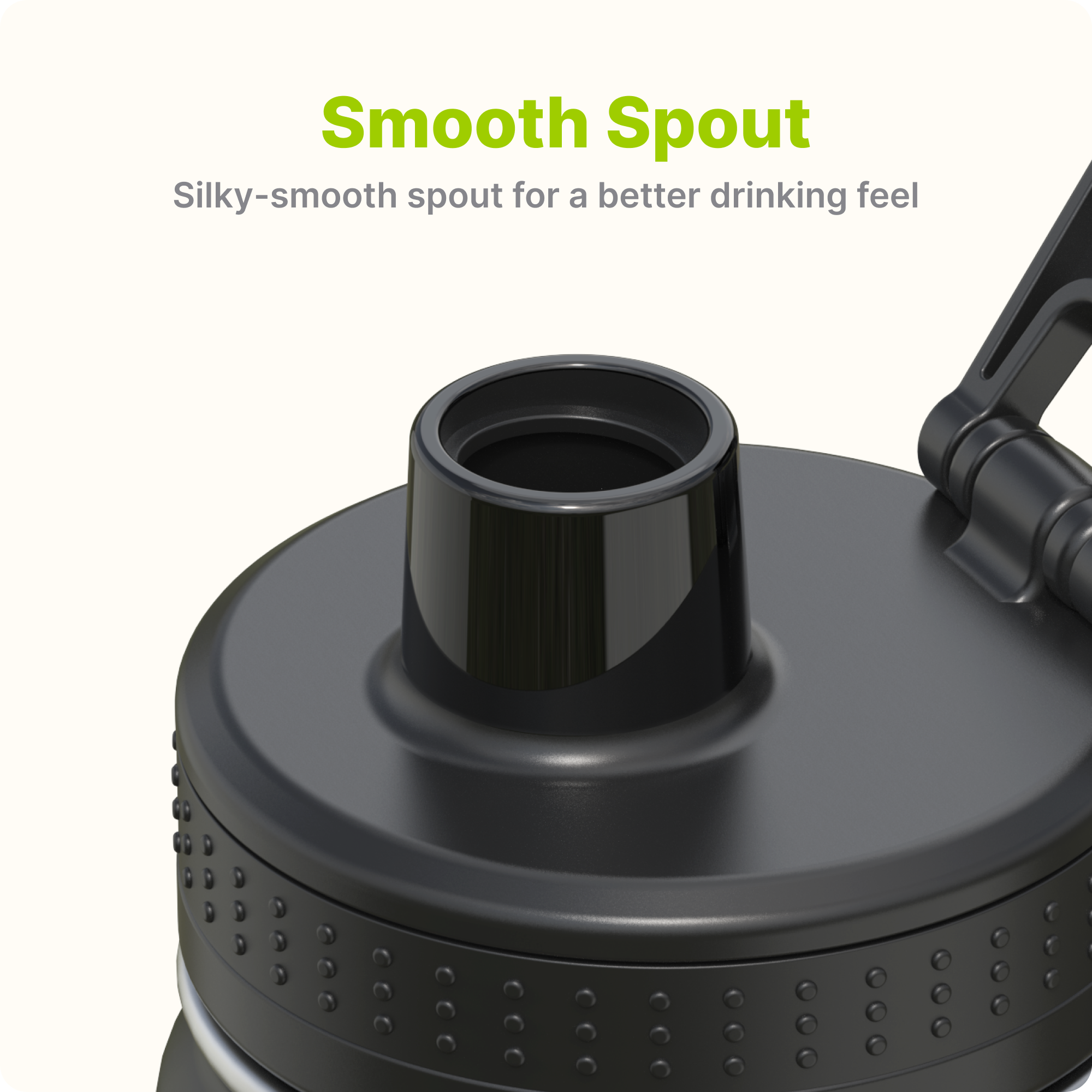 Water Bottle with Spout Lid-12 oz